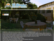 Tablet Screenshot of hosteriaelmirador.com